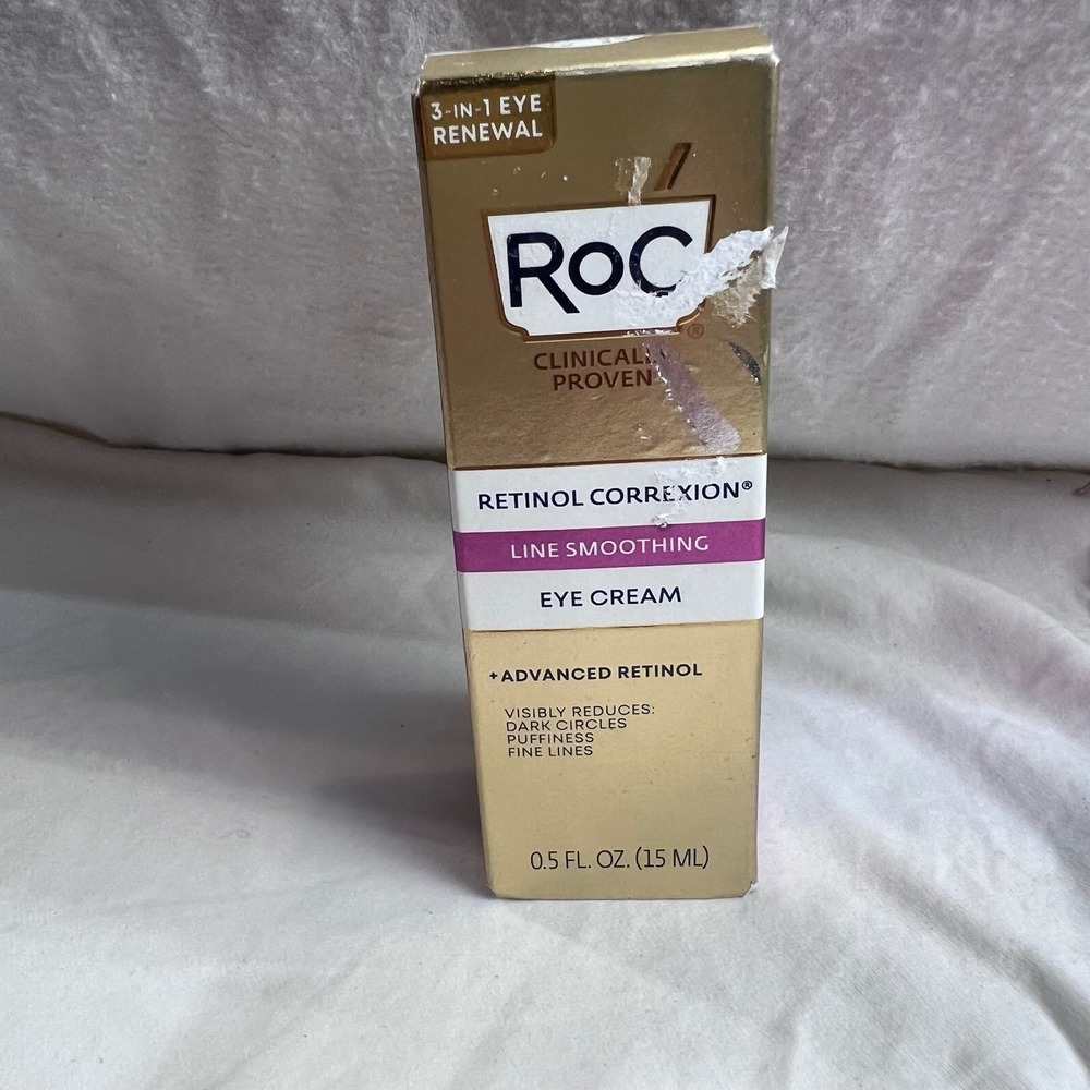 RoC Retinol Correxion Line Smoothing Eye Cream 0.5oz Anti-Aging Treatment